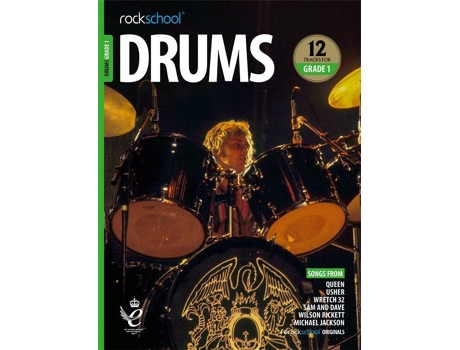 Libro ROCKSCHOOL Drums - Grade 1 2018+ (Para Batería - Idioma: Inglés)