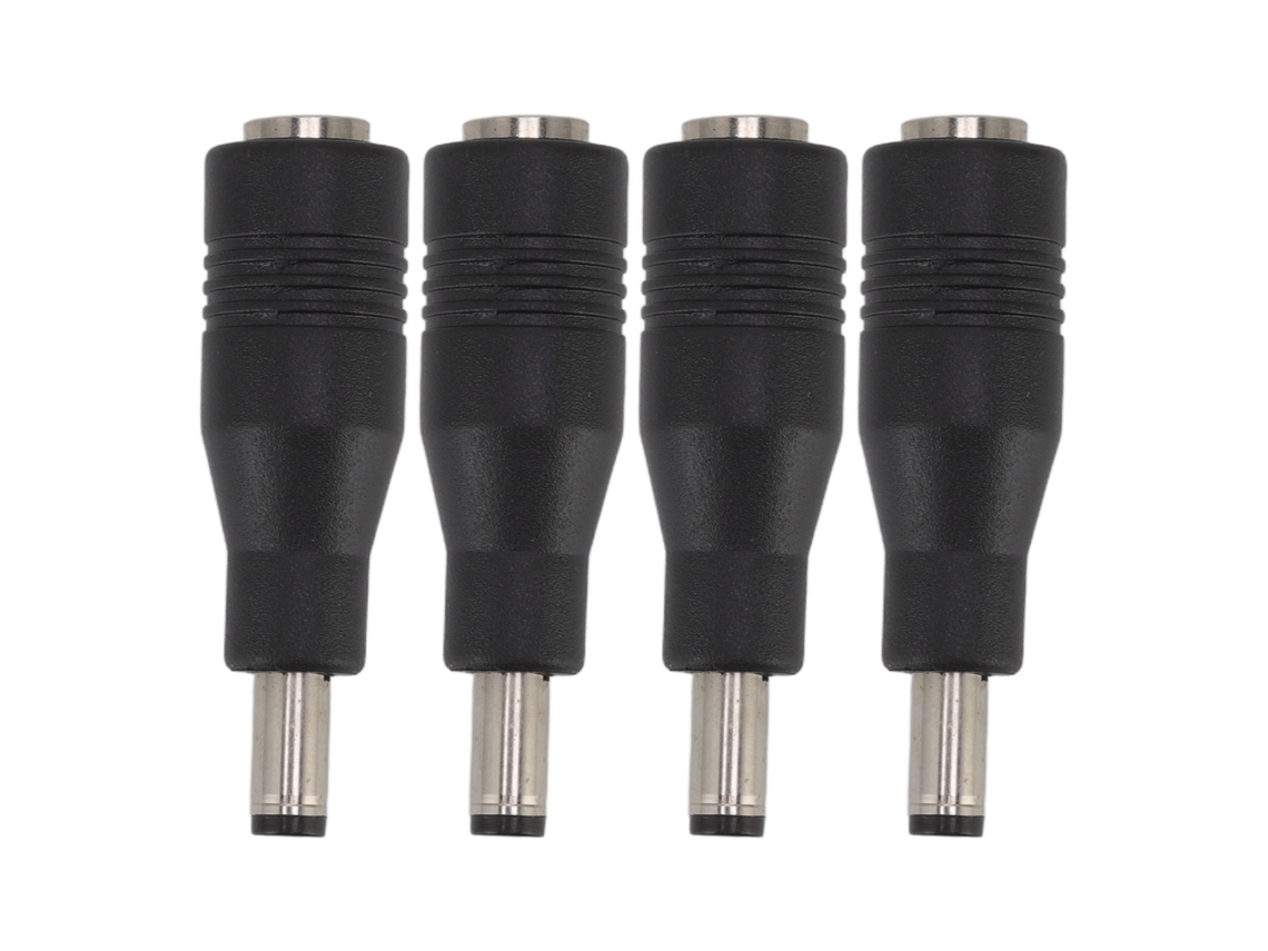 Adaptador Convertidor De Corriente Dc 6.0x4.4 Hembra A 5.5x2.1 Mm Macho Para Portátil (4 Unidades)