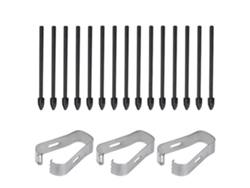 Pack 15X Puntas S-Pen para Samsung Galaxy Tab S9 Fe Negro