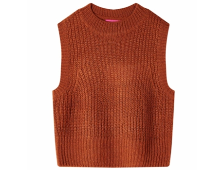 Chaleco Para Niños VIDAXL Marrón Acrílico (116)