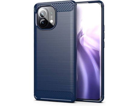 Funda Xiaomi Mi 11 LMOBILE Carbon Flexible (Azul)