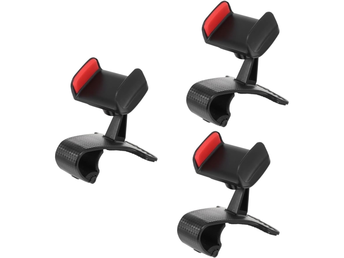 Soporte Giratorio Ajustable Para Teléfono De Coche De 3 Piezas, Fácil Instalación.