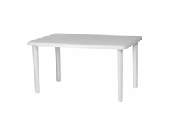 Mesa Rectangular Exterior 140x90 Blanco Olot Garbar