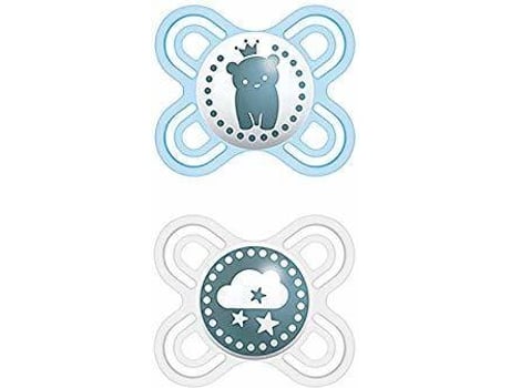Conjunto 2 Chupetes MAM Perfect Start Azul (0-2 meses)