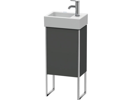 DURAVIT XSquare Vanity unit vertical 36.4x24.0 cm, 1 puerta, colgado a la derecha, 1 estante de vidrio, para el lavabo Vero Air 072438