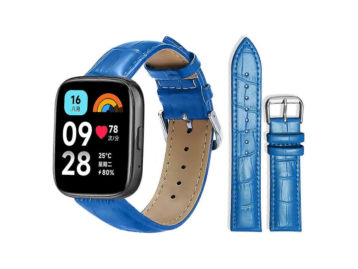 Pulsera de cuero con hebilla y textura de bambú Xdfind