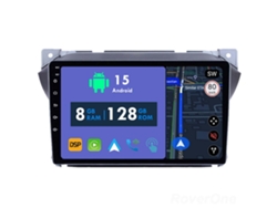 Coche Radio Android Auto Autoradio 8GB RAM 128G ROM CarPlay Navegación GPS Pantalla Táctil RoverOne para Suzuki Alto 2009 - 2016 