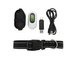 Collar Cámara Mascota 1080p Inalámbrico Wifi Con Clip Ajustable Ángulo Tracker Perro Gato Interior Exterior Blanco 128gb