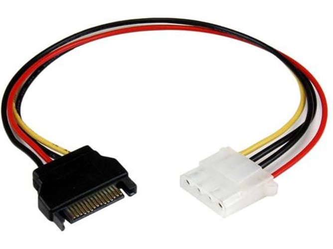 Startech Cable Adaptador convertidor molex 4 pines sata hembra lp4 macho corriente conversor 305 cm startech.com lp4satafm12 30cm 30 12