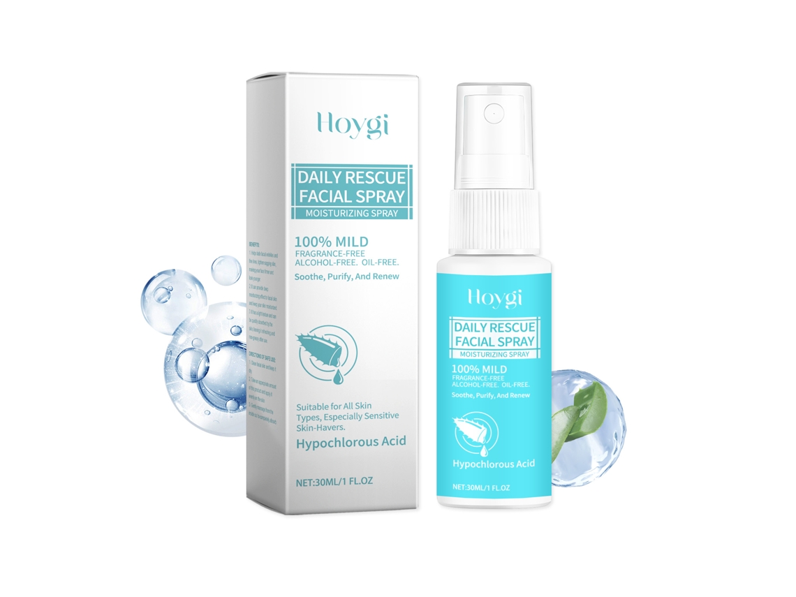 Spray facial refrescante e hidratante