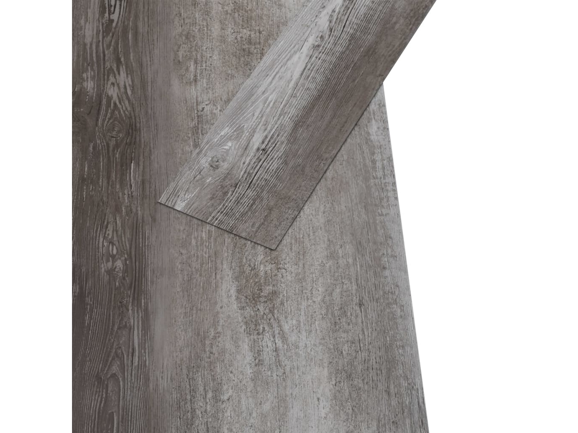 Lamas Para Suelo Autoadhesivas Pvc Madera A Rayas 4,46 M² 3 Mm