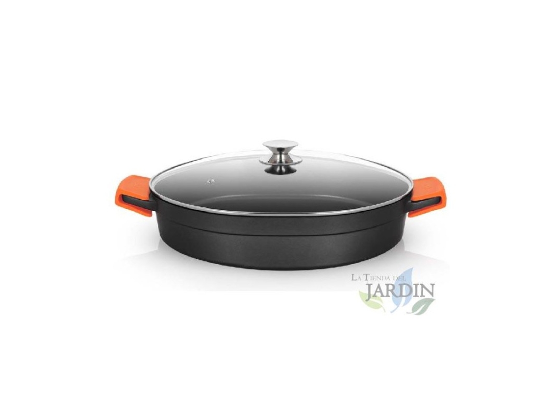 Cacerola Baja De Aluminio Fundido ORBEGOZO Full Induction Ø 40Cm.