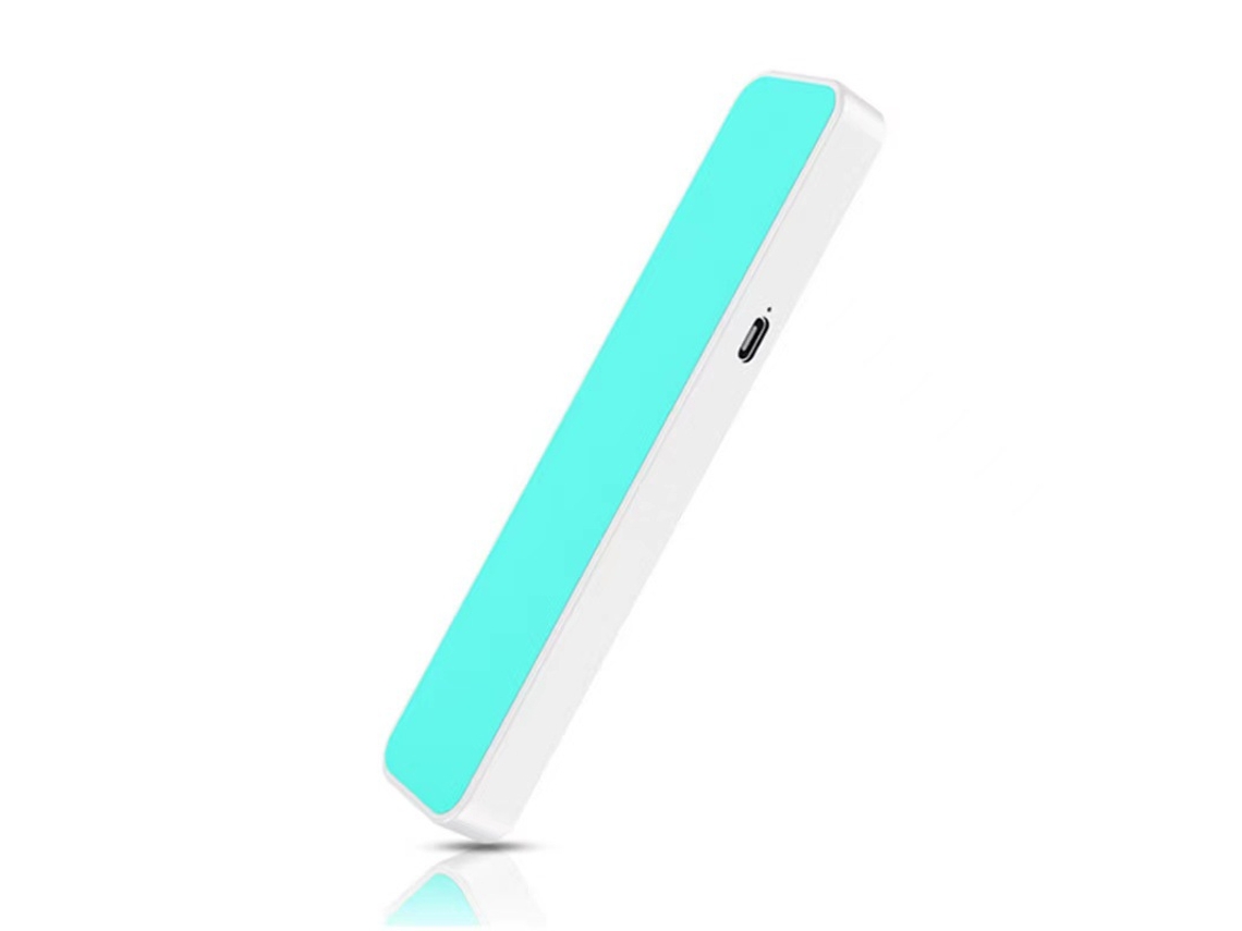 Altavoz Bluetooth 5.0 recargable con conducción ósea y barra de sonido debajo de la almohada, color azul