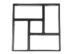Moldes para pavimentos de hormigón para jardín y patio