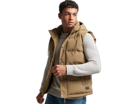 Chaleco para Hombre SUPERDRY (Poliéster - S - Multicolor)