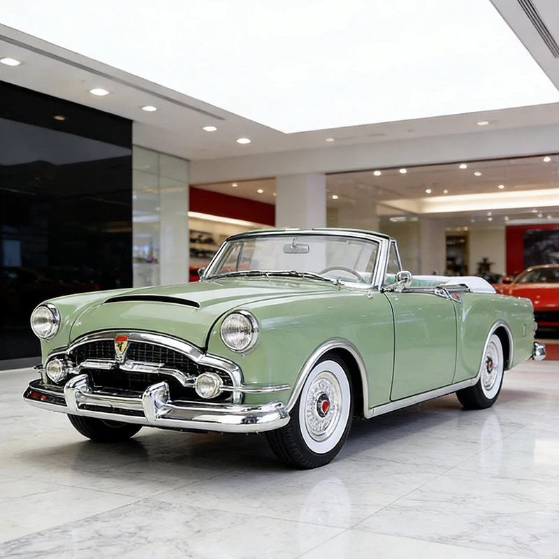 (verde) Coches De Juguete Y Maquetas De Aleación Fundida A Presión A Escala 1:28