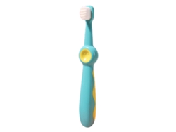 Escova De Dentes Infantil Fibra Ultrafina Macia Para Crianças 1-12 Anos Amarela