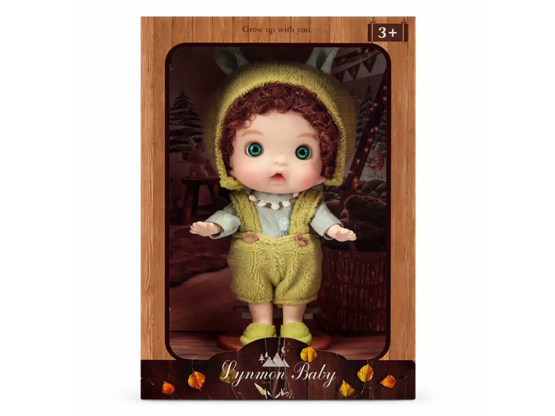 Boneco Bebé Lynmon Baby 261-1 Multicores