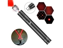 Puntero Láser Rojo/bolígrafo Láser De Largo Alcance (apto Para Caminar): Se Puede Cargar Mediante Usb.