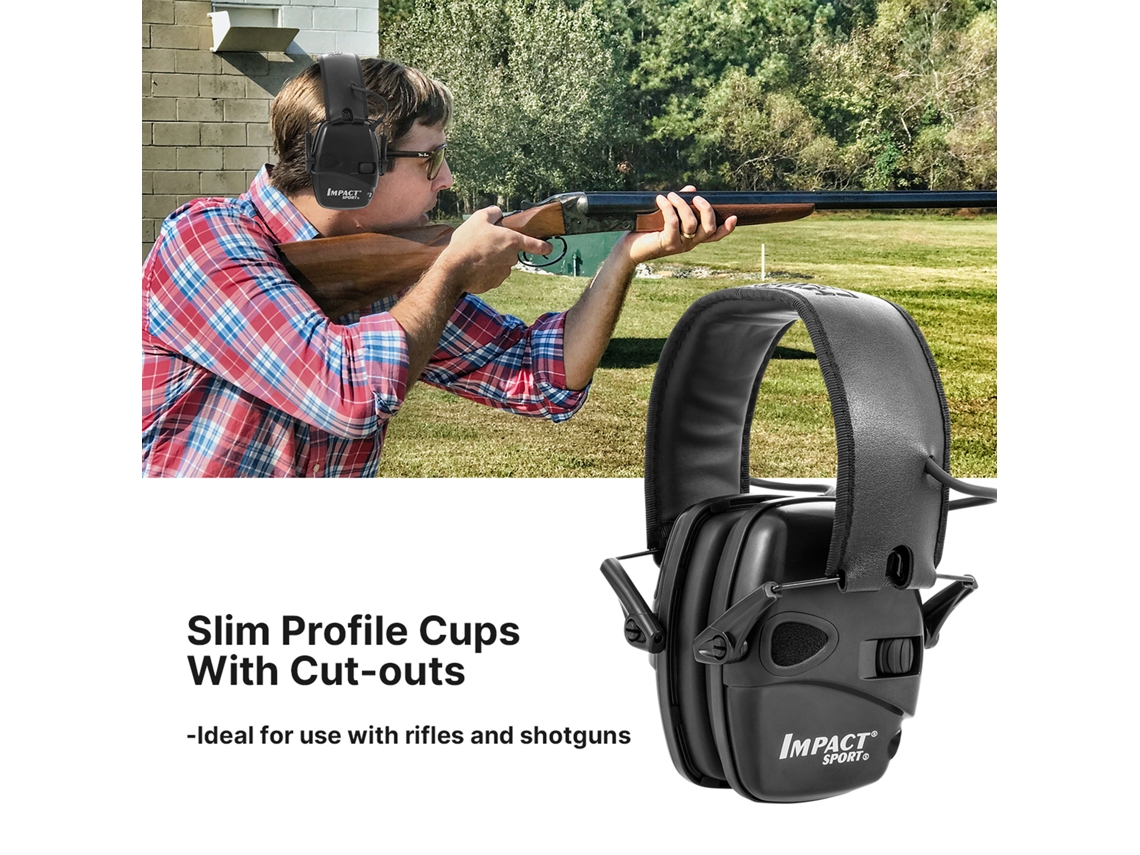 Auriculares Tácticos De Protección Auditiva Para Tiro Con Cancelación De Ruido, Plegables, Nrr 22