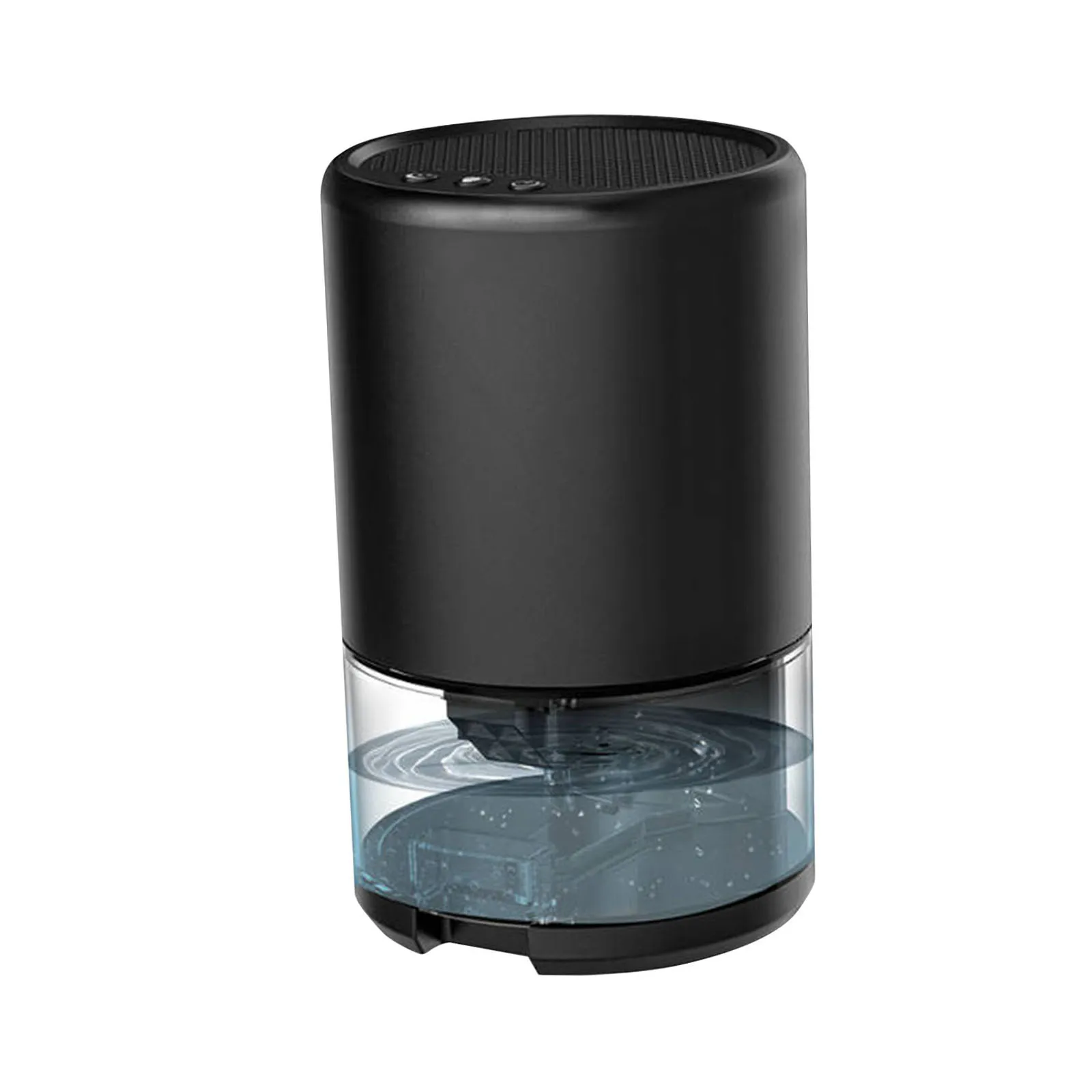 (negro) Deshumidificador De 1000 Ml, Equipado Con Filtro De Aire Básico, Deshumidificador Silencioso 2 En 1