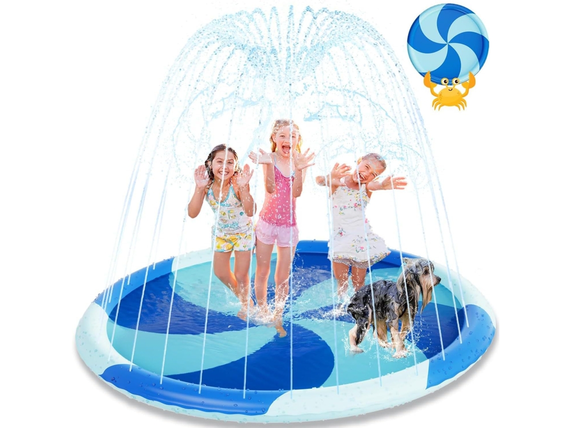 Piscina Para Crianças Tapete Inflável Antiderrapante De Pvc Para Áreas Externas, Adequado Para Crianças De 1 A 7 Anos Cuich (100 Cm)