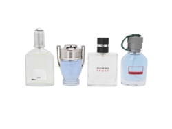 Set de 4 perfumes para hombre, 25 ml, fragancia natural de larga duración, regalo ideal. Perfume en spray para hombre.