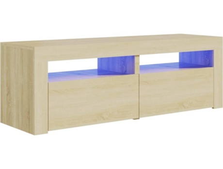 Mueble para la televisión VIDAXL Marrón Madera contrachapada (120x35x40 cm)