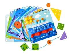 Juguete de arte con botones para niños pequeños, tablero Slowmoose