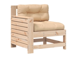 Maison Exclusive - Sofá de jardín con cojín, madera maciza de pino.