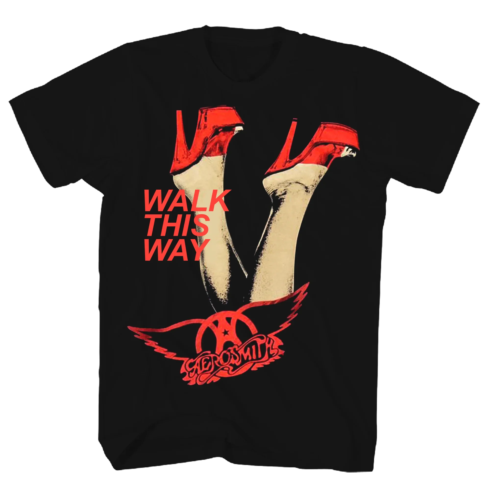 Aerosmith Walk This Way T-shirt Unisex Rockinstone Size:m