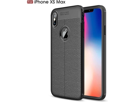 Carcasa iPhone XS Max Rugged Leather Negro