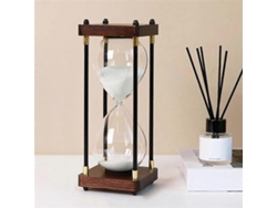 Reloj de arena grande de 60 minutos, modelo 2025, color arcoíris, blanco