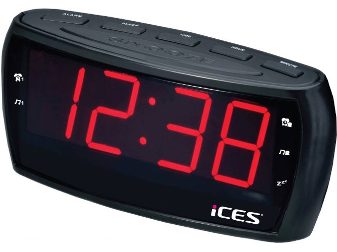 Radio Despertador ICES ELECTRONICS ICR-230-1