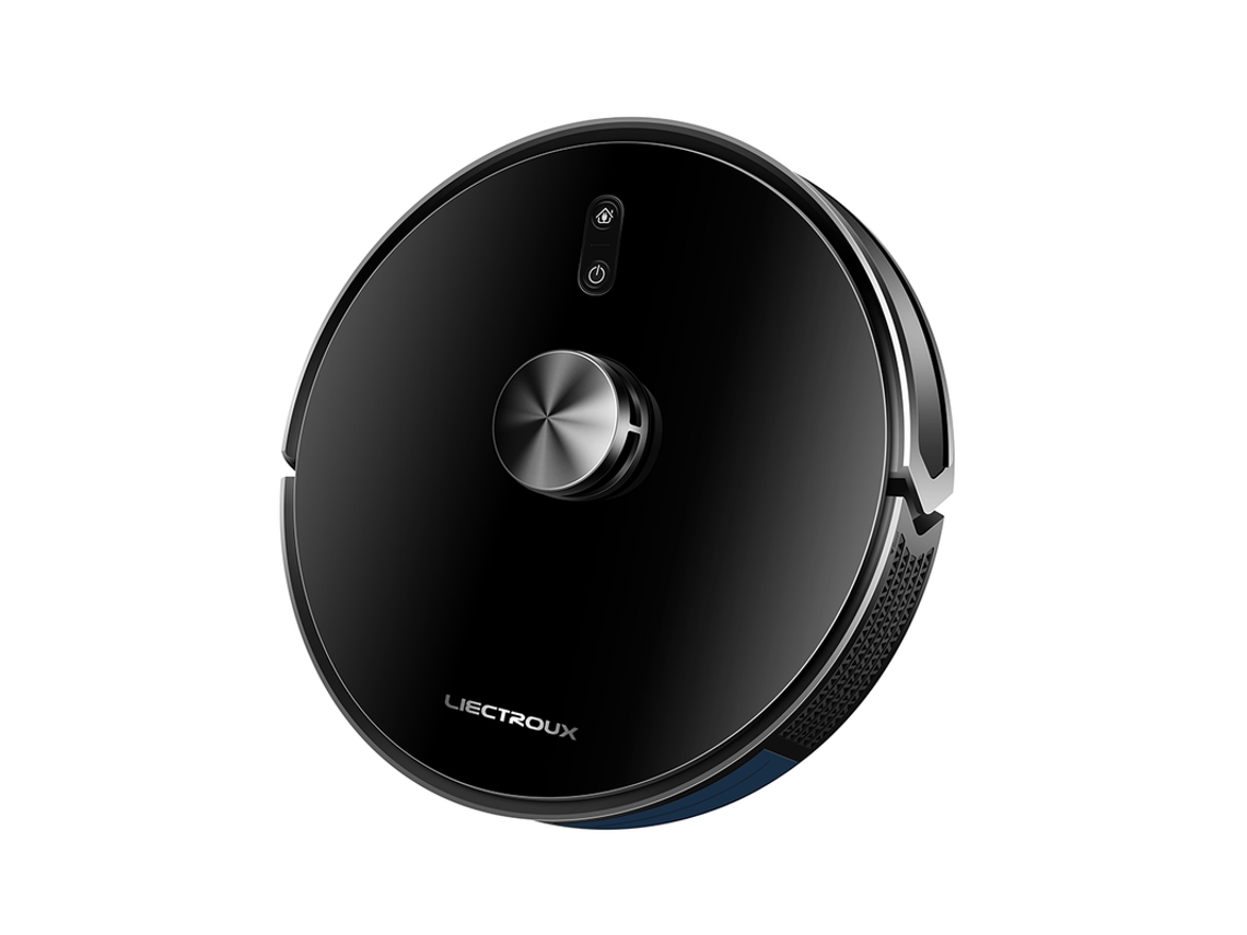 Aspiradora robot Liectroux X6, succión de 6500 Pa, navegación láser LDS, tanque de agua de 235 ml, depósito de polvo de 400 ml, batería de 2600 mAh, control por app/voz