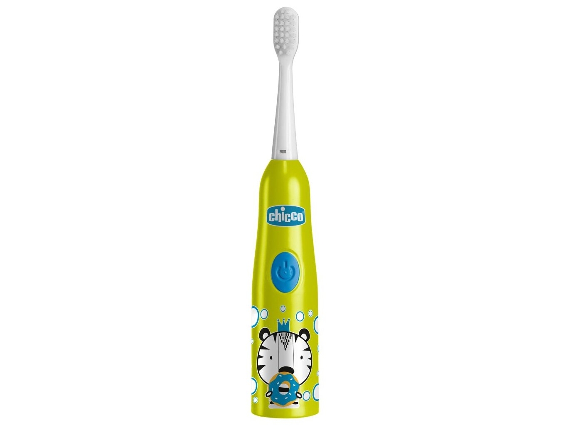 Cepillo Dental Electrico Verde Tiger 36M 1 Unidad CHICCO