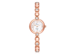 Reloj De Moda Para Mujer Gaiety Con Correa De Piel Sintética Y Movimiento De Cuarzo Analógico (morado)