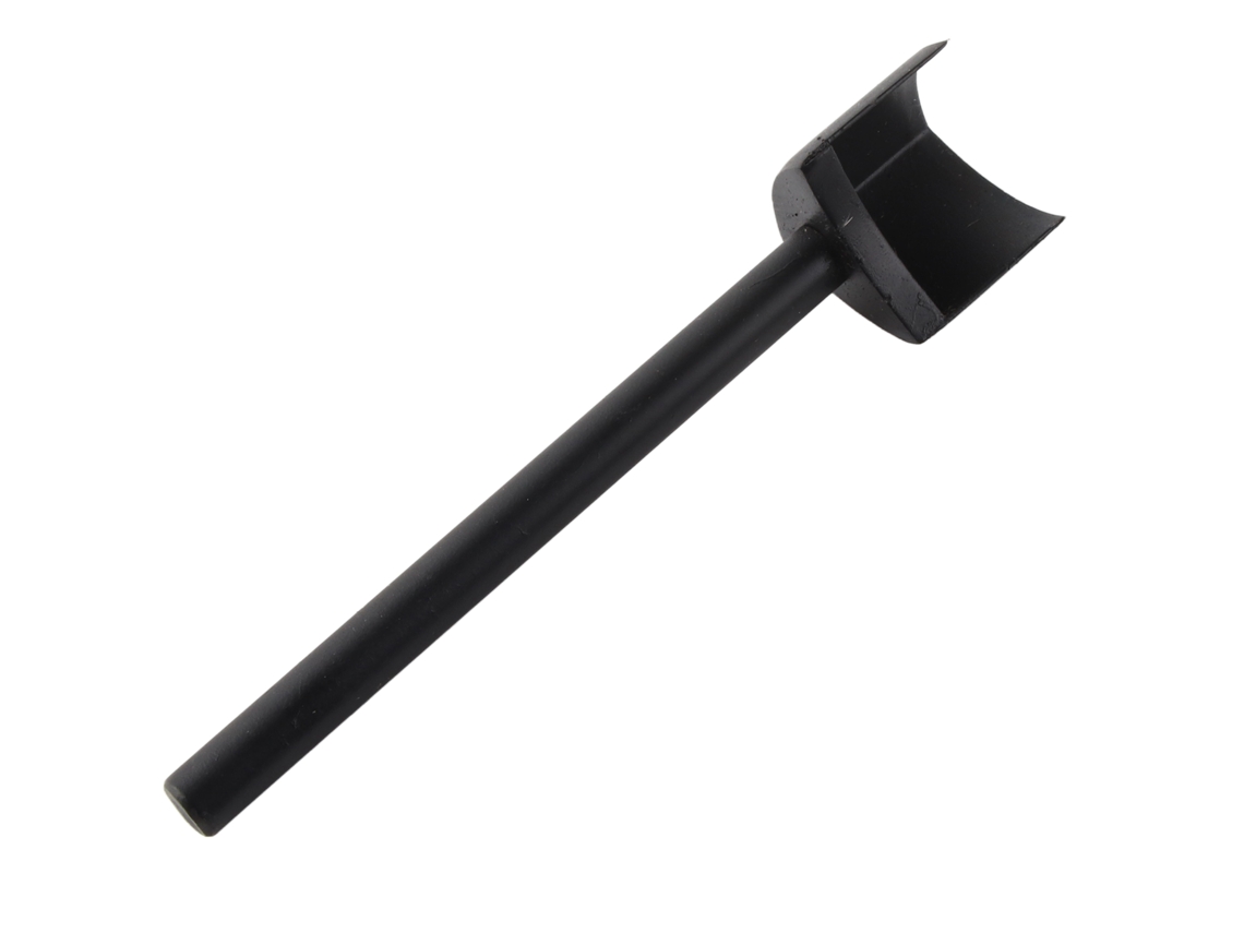 Punzón de corte en forma de V de 25 mm para correas de cuero y herramientas de bricolaje