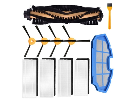 Juego de filtros de Cepillo Lateral de rodillo principal, almohadilla de fregona para Ecovacs Deebot N79S N79, Conga Excellence 5040 990, piezas de...