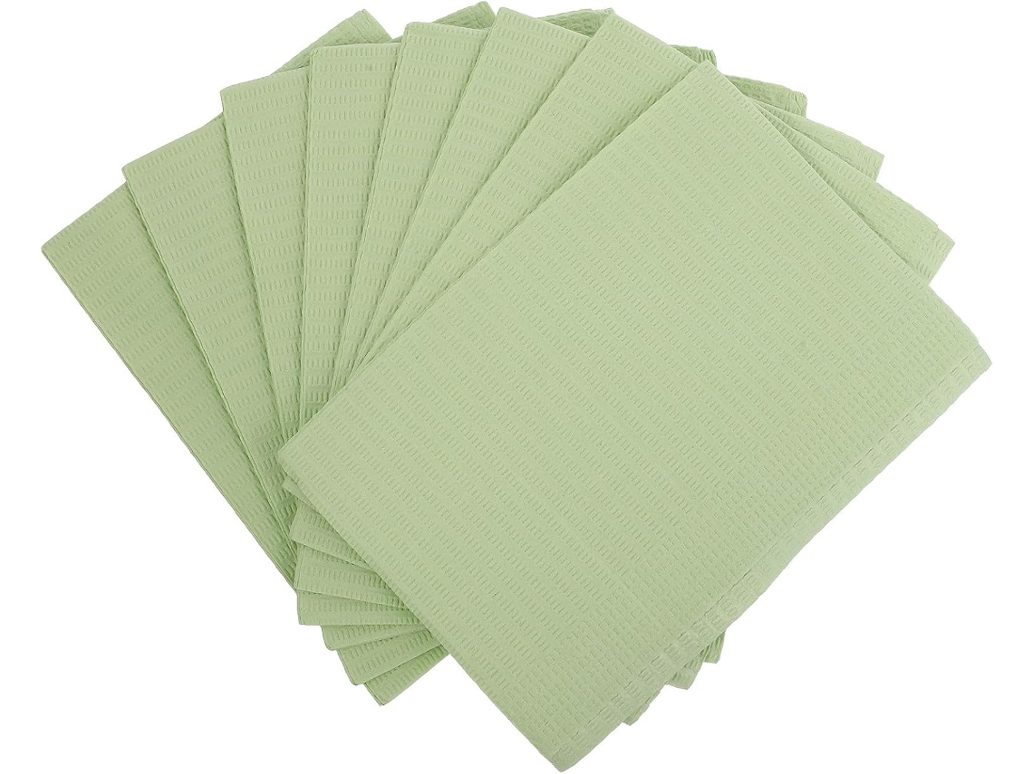 Paquete De 125 Manteles Desechables Verdes Impermeables, Tapetes Protectores De Doble Capa Para Tatuajes Y