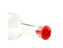 Tapón De Silicona Para Botellas De Vino Y Otras Bebidas Con Cierre Hermético Para Fiestas Y Celebraciones - Rojo