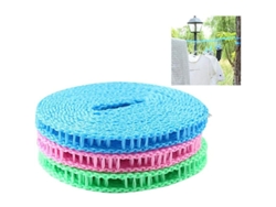 MEOIRUERY Tendedero portátil para uso en interiores y exteriores, diseño antideslizante de polietileno superresistente, compartimentos resistentes al viento, te