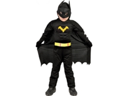 Disfraz de Niño DISFRAZZES Superhéroe Oscuro Musculoso Negro (Talla: 7 a 9 años)