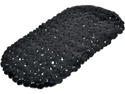 Suave Por Dentro, Alfombrilla De Baño (36 X 69 Cm), Color Negro, Pvc Liso