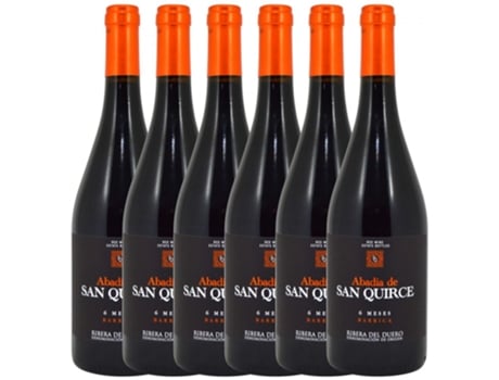 Vino BODEGAS IMPERIALES Bodegas Imperiales Abadía De San Quirce 6 Meses Tempranillo Ribera Del Duero Roble (0.75 L - 6 unidades)