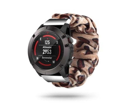 Correa Garmin Fenix 5X Pulsera Scrunchie Jaguar