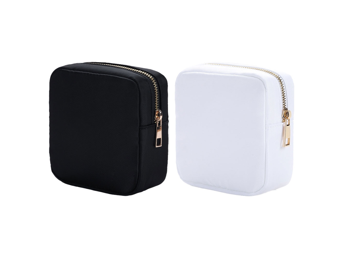 Nécessaire de Mujer NEVEANCE Maquillaje Cremallera Nailon Nylon Blanco