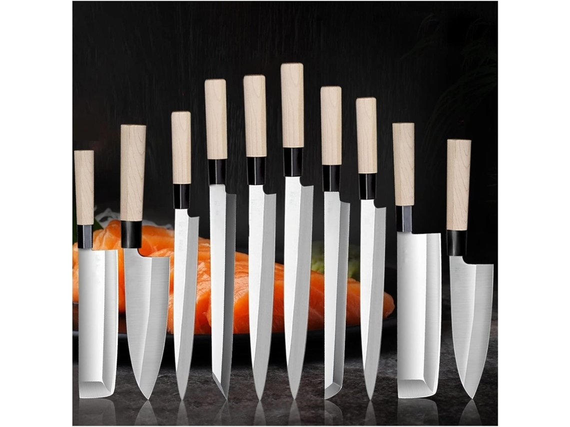 Cuchillo De Acero Inoxidable Alta Calidad Con Filo Superior.brlos Bordes Curvos Son Limpios, Más Duraderos Y