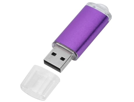 HURRISE Memoria Flash USB Cubierta Clara USB Flash Drive Púrpura Pen Drive de Almacenamiento Portátil para Tablet PC 64GB