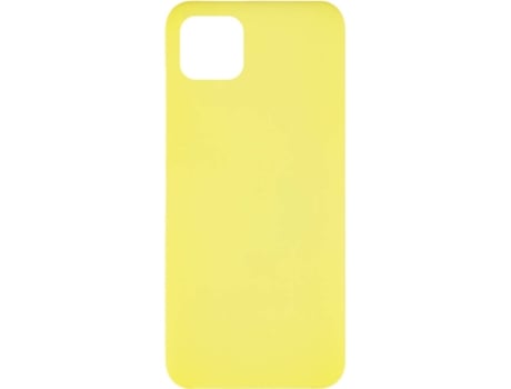 Carcasa iPhone 13 Mini ACCETEL Silicona Líquido Amarillo